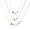 Cross Personalized Birthstone Necklace for Women Grandma Family Mother Daughter Custom Pendants 18K Gold Filled Chain Gift for Women Jewelry product 1